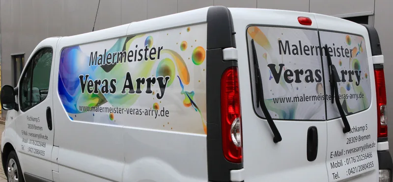 Transporter-Beschriftung für Malermeister