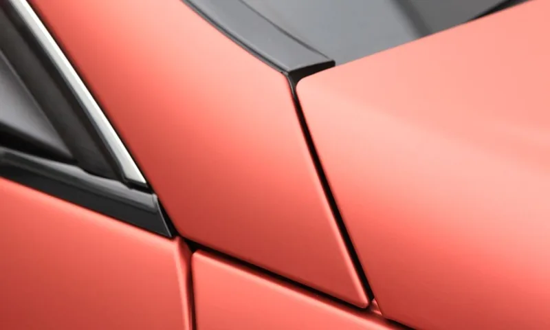 Mercedes C-Klasse in Matt-Rot foliert